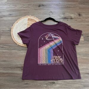 PINK FLOYD The Dark Side of the Moon Short Sleeve Graphic Tee Shirt
